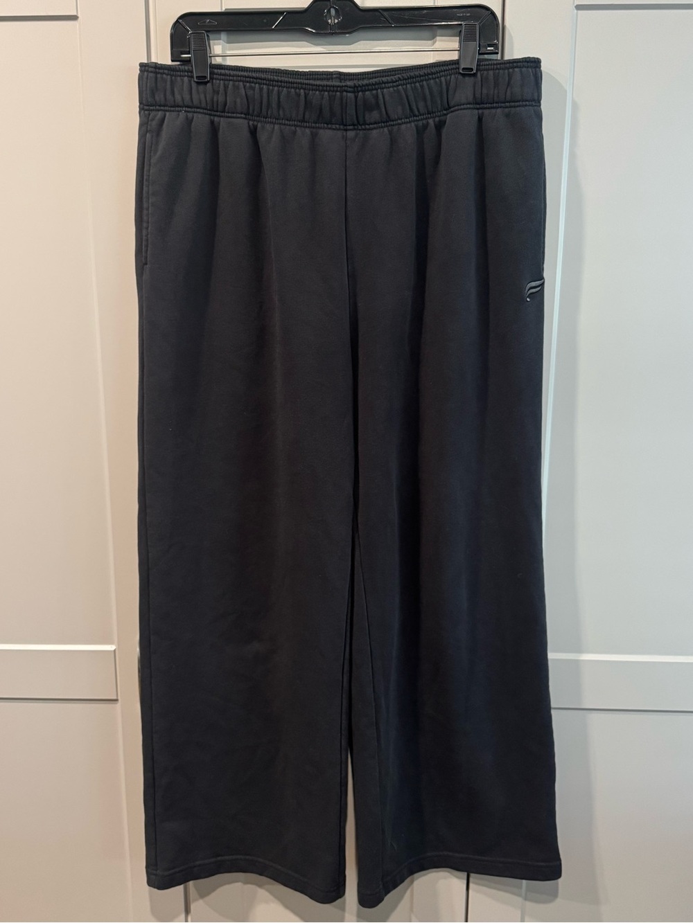Fabletics Black Wide-Leg Sweatpants